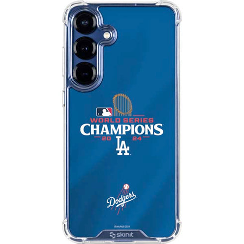 2024 World Series Champions Los Angeles Dodgers Galaxy S25 Clear Case