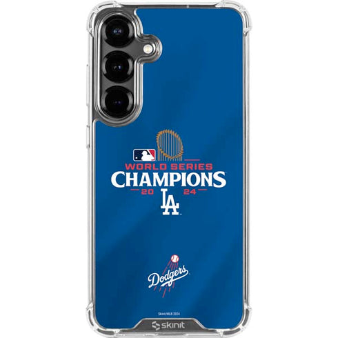 2024 World Series Champions Los Angeles Dodgers Galaxy S26 Plus Clear Case