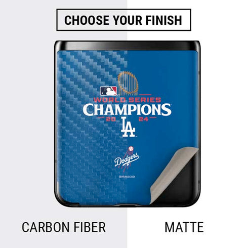 2024 World Series Champions Los Angeles Dodgers Galaxy Z Flip Skin