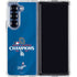2024 World Series Champions Los Angeles Dodgers Galaxy Z Fold6 Clear Case