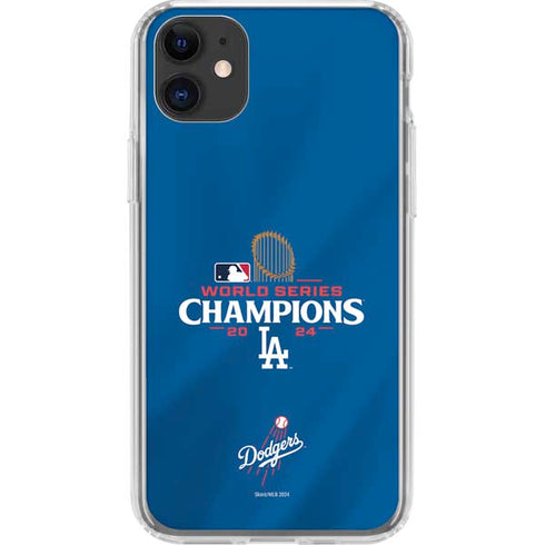 2024 World Series Champions Los Angeles Dodgers iPhone 11 Clear Case