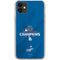 2024 World Series Champions Los Angeles Dodgers iPhone 11 Clear Case