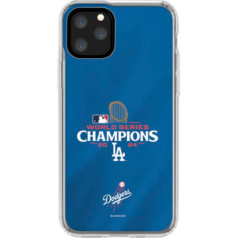 2024 World Series Champions Los Angeles Dodgers iPhone 11 Pro Clear Case
