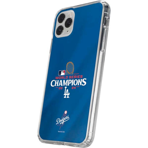 2024 World Series Champions Los Angeles Dodgers iPhone 11 Pro Clear Case
