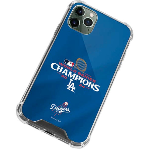 2024 World Series Champions Los Angeles Dodgers iPhone 11 Pro Max Clear Case