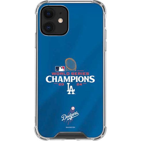 2024 World Series Champions Los Angeles Dodgers iPhone 12 Clear Case