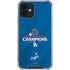 2024 World Series Champions Los Angeles Dodgers iPhone 12 Clear Case
