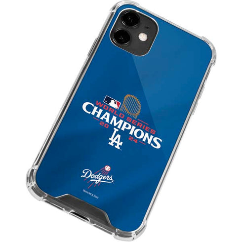 2024 World Series Champions Los Angeles Dodgers iPhone 12 Mini Clear Case
