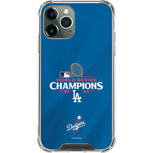 2024 World Series Champions Los Angeles Dodgers iPhone 12 Pro Clear Case
