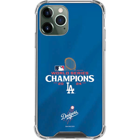2024 World Series Champions Los Angeles Dodgers iPhone 12 Pro Max Clear Case