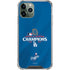 2024 World Series Champions Los Angeles Dodgers iPhone 12 Pro Max Clear Case