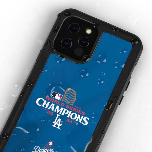 2024 World Series Champions Los Angeles Dodgers iPhone 12 Pro Waterproof Case