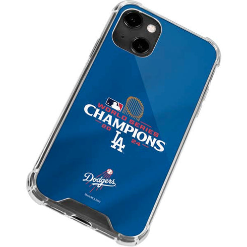 2024 World Series Champions Los Angeles Dodgers iPhone 13 Clear Case