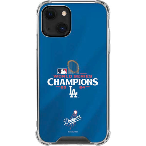 2024 World Series Champions Los Angeles Dodgers iPhone 13 Mini Clear Case