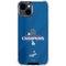 2024 World Series Champions Los Angeles Dodgers iPhone 14 Plus Clear Case