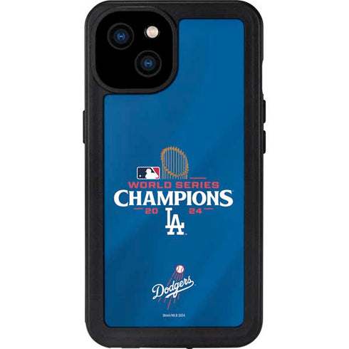 2024 World Series Champions Los Angeles Dodgers iPhone 15 Plus Waterproof Case