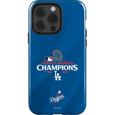 2024 World Series Champions Los Angeles Dodgers iPhone 15 Pro Impact Case