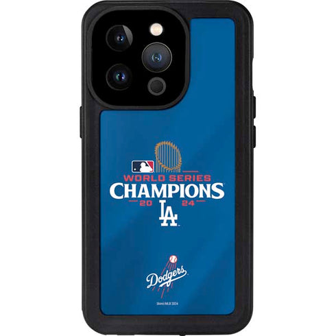 2024 World Series Champions Los Angeles Dodgers iPhone 15 Pro Waterproof Case