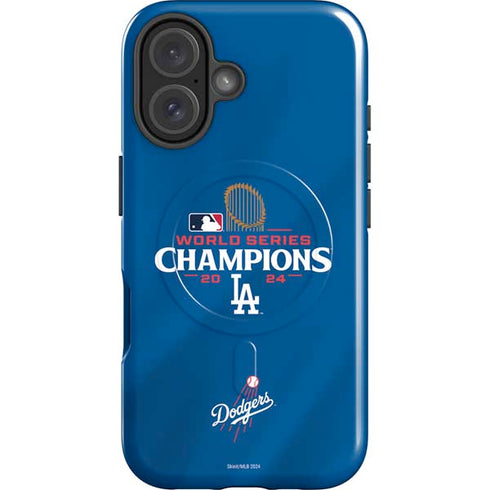 2024 World Series Champions Los Angeles Dodgers iPhone 16 Magsafe Impact Case