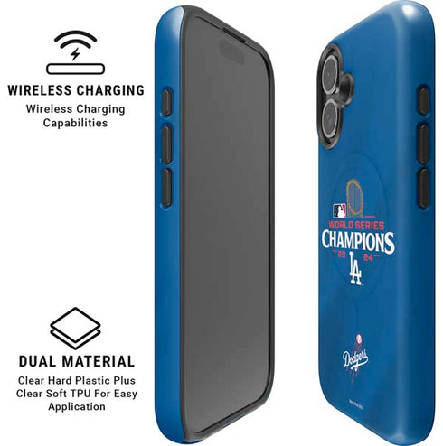 2024 World Series Champions Los Angeles Dodgers iPhone 16 Plus Magsafe Impact Case