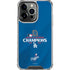2024 World Series Champions Los Angeles Dodgers iPhone 16 Pro Max Clear Case