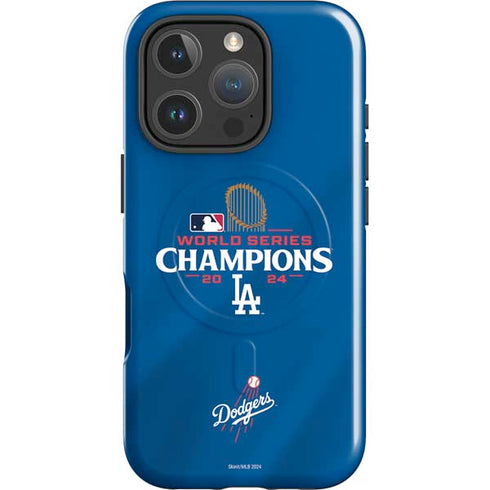 2024 World Series Champions Los Angeles Dodgers iPhone 16 Pro Max Magsafe Impact Case