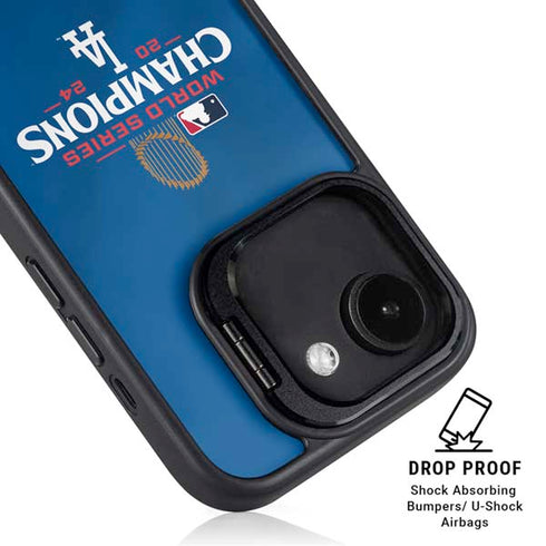 2024 World Series Champions Los Angeles Dodgers iPhone 16e Kickstand Case