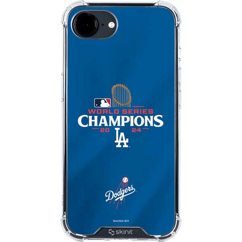 2024 World Series Champions Los Angeles Dodgers iPhone 16e Clear Case