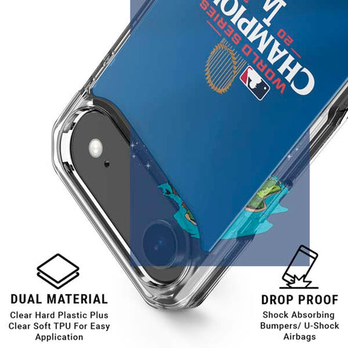 2024 World Series Champions Los Angeles Dodgers iPhone 17 Air Clear Case