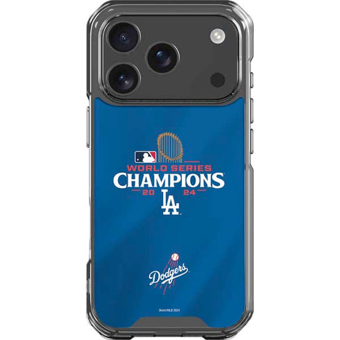 2024 World Series Champions Los Angeles Dodgers iPhone 17 Pro Clear Case