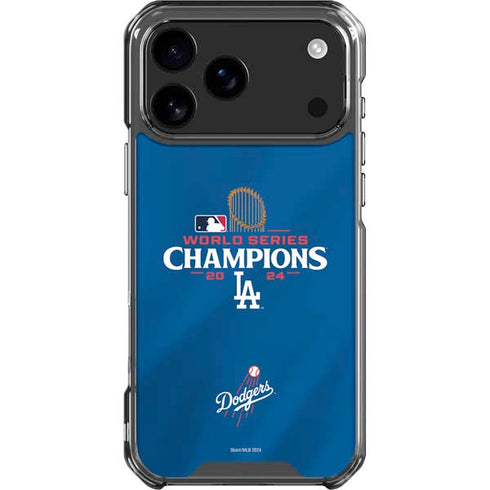 2024 World Series Champions Los Angeles Dodgers iPhone 17 Pro Max Clear Case