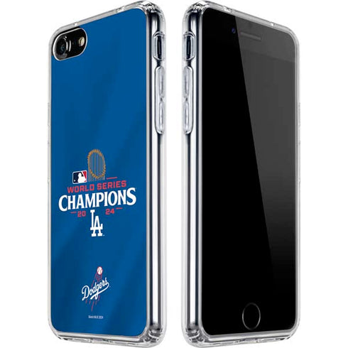 2024 World Series Champions Los Angeles Dodgers iPhone SE (2nd & 3rd Gen) Clear Case