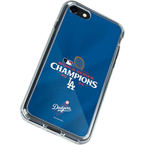2024 World Series Champions Los Angeles Dodgers iPhone SE (2nd & 3rd Gen) Clear Case