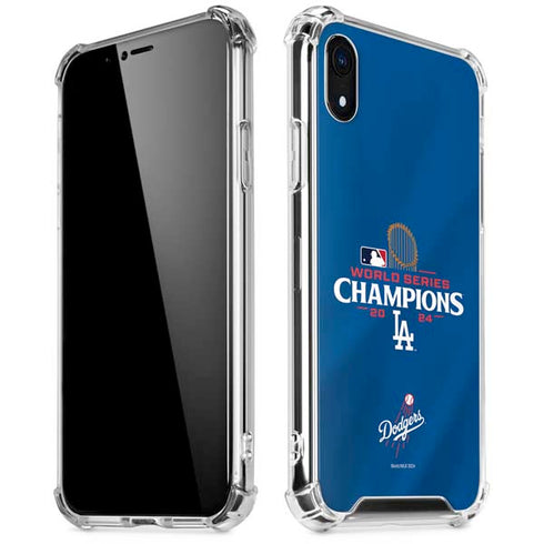 2024 World Series Champions Los Angeles Dodgers iPhone XR Clear Case