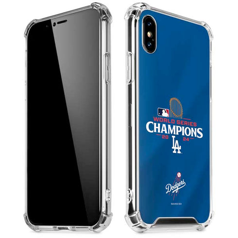 2024 World Series Champions Los Angeles Dodgers iPhone XS Max Clear Case