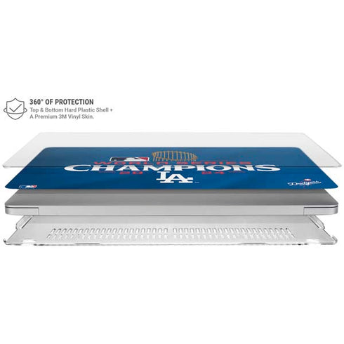 2024 World Series Champions Los Angeles Dodgers MacBook Air 15in (2023-2025) Case plus Skin
