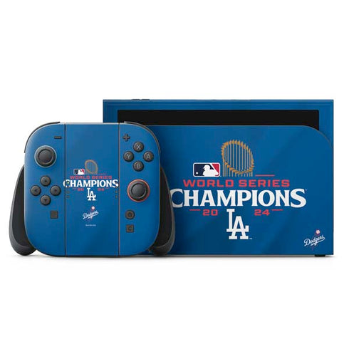 2024 World Series Champions Los Angeles Dodgers Nintendo Switch 2 (2025) with Joy-Con Skin