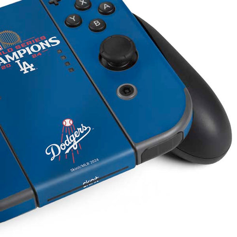2024 World Series Champions Los Angeles Dodgers Nintendo Switch (2017-2021) Joy-Con Controller Skin