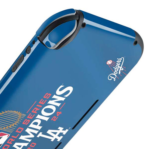 2024 World Series Champions Los Angeles Dodgers Nintendo Switch Lite Skin