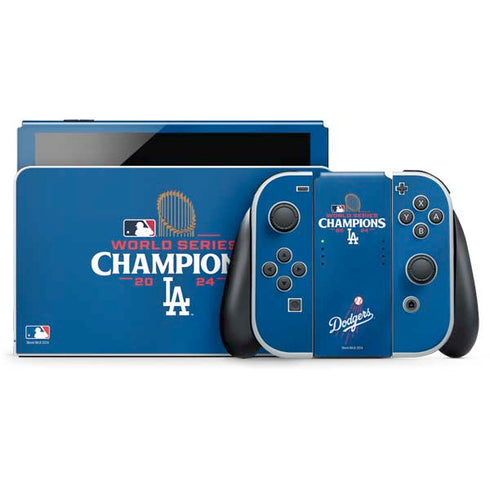 2024 World Series Champions Los Angeles Dodgers Nintendo Switch OLED (2021) Skin