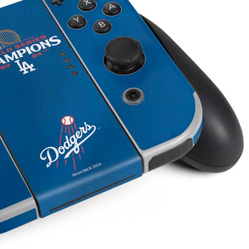 2024 World Series Champions Los Angeles Dodgers Nintendo Switch OLED (2021) Skin