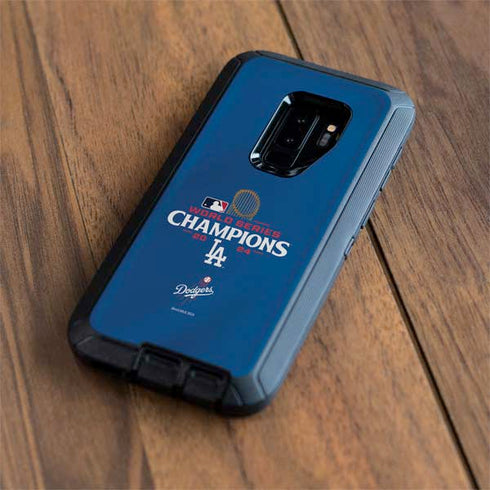2024 World Series Champions Los Angeles Dodgers Otterbox Defender Galaxy Skin