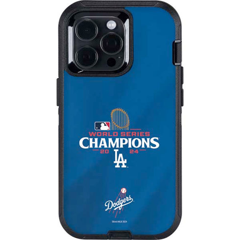 2024 World Series Champions Los Angeles Dodgers Otterbox Defender iPhone Skin