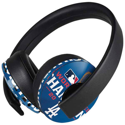 2024 World Series Champions Los Angeles Dodgers PlayStation 4 Gold Wireless Headset Skin