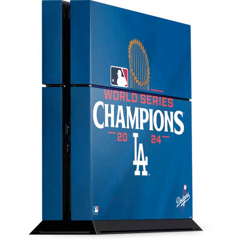 2024 World Series Champions Los Angeles Dodgers PS4 Console Skin