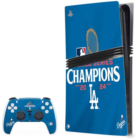 2024 World Series Champions Los Angeles Dodgers PS5 Pro Bundle Skin