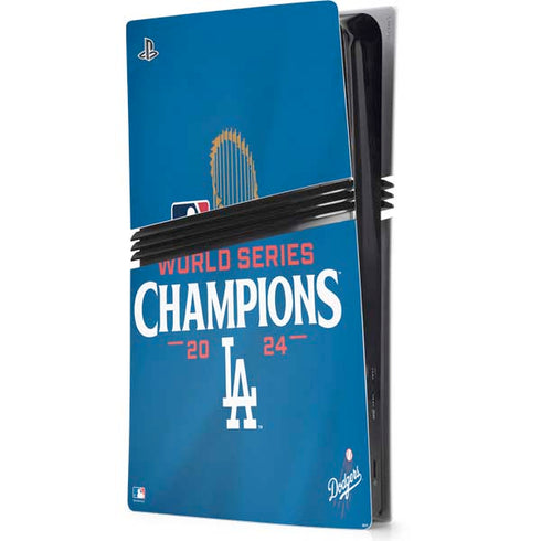 2024 World Series Champions Los Angeles Dodgers PS5 Pro Console Skin