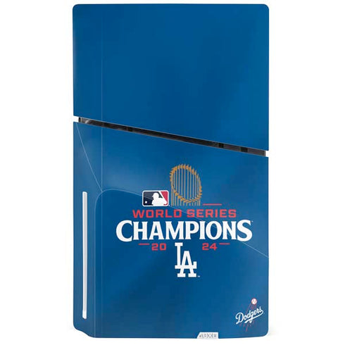 2024 World Series Champions Los Angeles Dodgers PS5 Slim Disk Bundle Skin