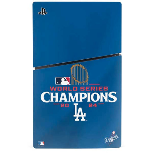 2024 World Series Champions Los Angeles Dodgers PS5 Slim Disk Console Skin