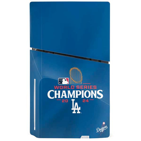 2024 World Series Champions Los Angeles Dodgers PS5 Slim Disk Console Skin